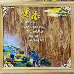 IMG_5912 - Edited Tranh Gỗ Treo Tường Cha Mẹ Gỗ Sưa – Khung Gỗ Dổi Vàng G5066