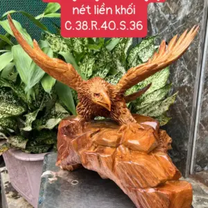 ai-bang-san-G5794-1 Tượng Đại Bàng Săn Mồi Gỗ Hương Ta Gia Lai Hàng Kỹ Nét Liền Khối G5794