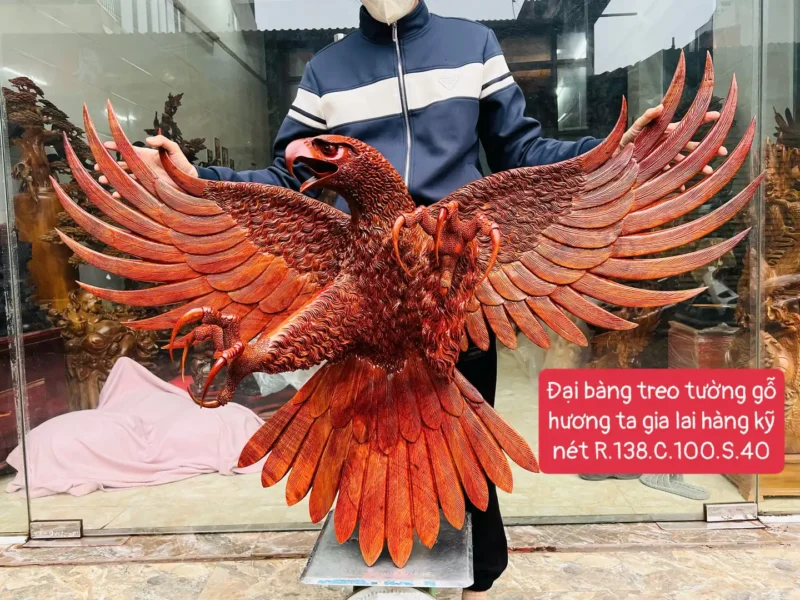 ai-bang-treo-G6043-1 Tượng Đại Bàng Treo Tường Gỗ Hương Ta Gia Lai Hàng Kỹ Nét G6043