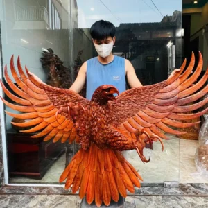ai-bang-treo-G6082-4 Tượng Đại Bàng Treo Tường Gỗ Hương Ta Gia Lai Hàng Kỹ Nét Liền Khối G6082