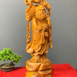 at-ma-go-huong-ta-G6083-2 Tượng Đạt Ma Gỗ Hương Ta Liền Khối G6083