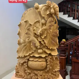 ca-xiem-go-ngoc-am-G5071-1_Cá Xiêm Gỗ Ngọc Am To Nặng Liền Khối Giá 5.600 Triệu Kích Thước Cao 103cm, Ngang 54cm, Sâu 21cm Tượng Cá Xiêm Gỗ Ngọc Am To Nặng Liền Khối G5071