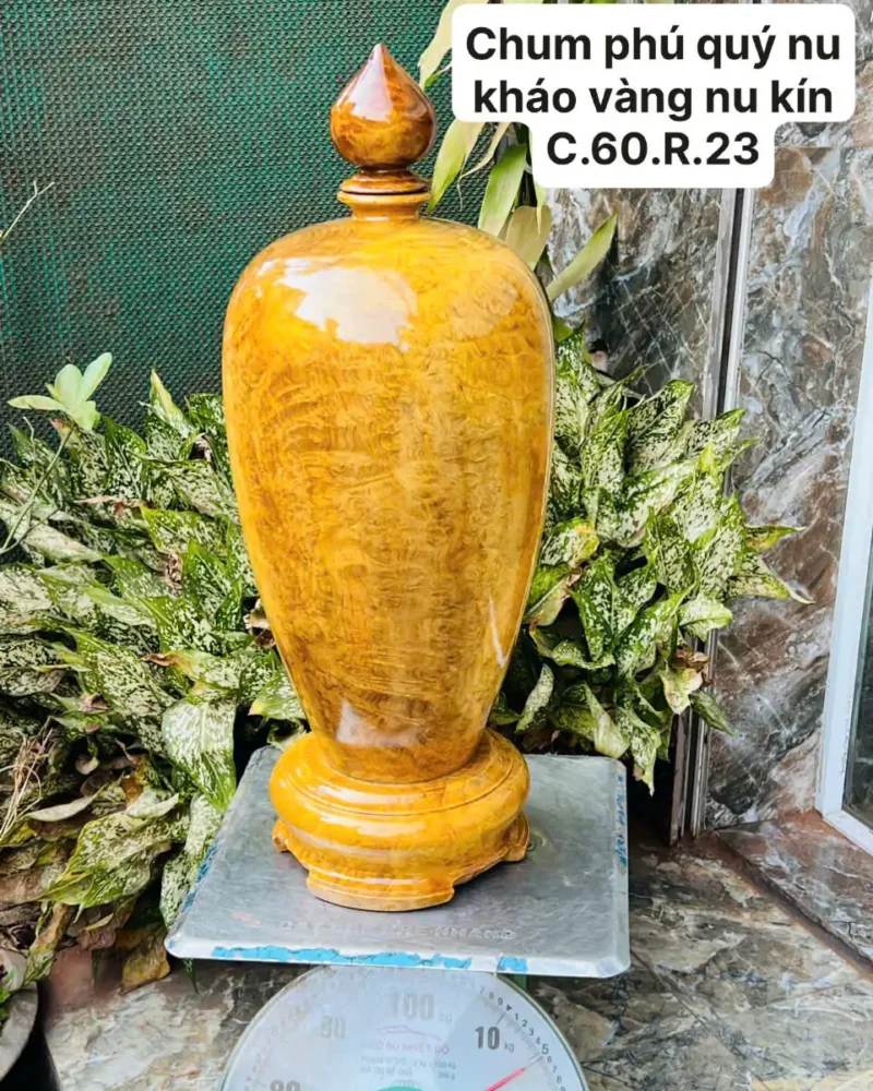 chum-phu-quy-G6049-1 Tượng Chum Phú Quý Nu Kháo Vàng Nu Kín Liền Khối G6049