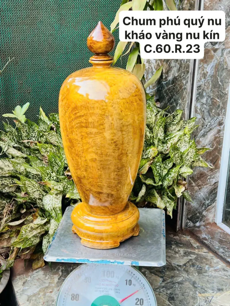 chum-phu-quy-G6049-1 Tượng Chum Phú Quý Nu Kháo Vàng Nu Kín Liền Khối G6049
