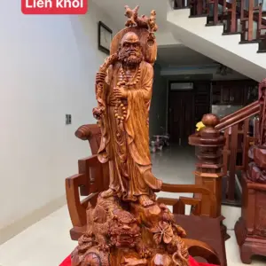 cu-at-ma-ung-nge-go-sua-bac-G5091-1_Cụ Đạt Ma Đứng Ngê Gỗ Sưa Bắc Liền Khối Đục Đẹp Kỹ Sắc Nét Giá 11.300 Triệu Kích Thước Cao 72cm, Ngang 32cm, Sâu 27cm Tượng Cụ Đạt Ma Đứng Nghê Gỗ Sưa Bắc Liền Khối Đục Đẹp Kỹ Sắc Nét G5091
