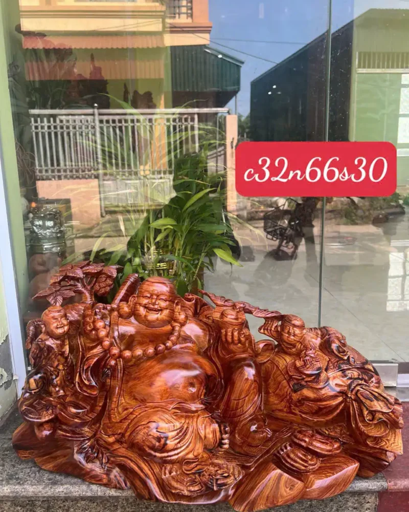 cu-di-lac-G5991-1 Tượng Cụ Di Lặc Cẩm Chun Sụn Hàng Đục Kỹ Sắc Nét Tặng Kèm Kỷ G5991