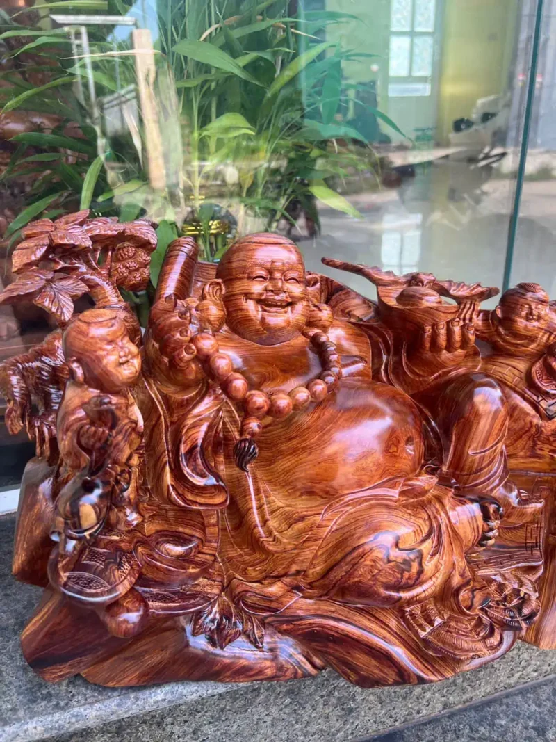 cu-di-lac-G5991-5 Tượng Cụ Di Lặc Cẩm Chun Sụn Hàng Đục Kỹ Sắc Nét Tặng Kèm Kỷ G5991
