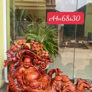 cu-di-lac-G6055-1 Tượng Cụ Di Lặc Của Sâm Hàng Đục Kỹ Sắc Nét Tặng Kèm Kỷ G6055
