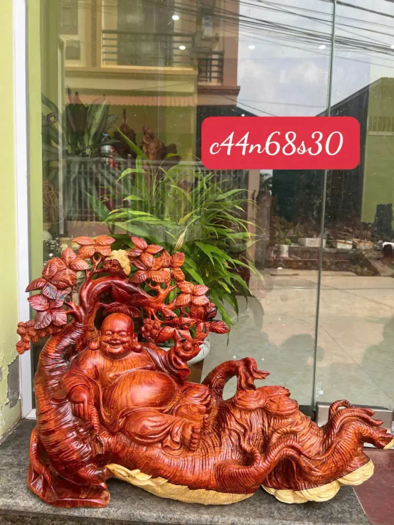 cu-di-lac-G6055-1 Tượng Cụ Di Lặc Của Sâm Hàng Đục Kỹ Sắc Nét Tặng Kèm Kỷ G6055