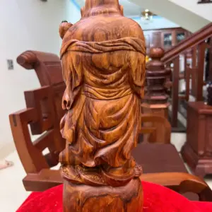 di-lac-chuc-phuc-go-sua-bac-G5129-5_1_Di Lặc Chúc Phúc Gỗ Sưa Bắc Liền Đẹp Giá 4 Tr Kích Thước Cao 40cm, Ngang 14cm, Sâu 12cm Tượng Di Lặc Chúc Phúc Gỗ Sưa Bắc Liền Đẹp G5129