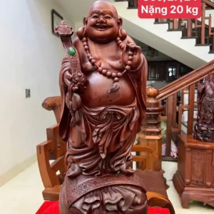 di-lac-go-G5997-1 Tượng Di Lặc Gỗ Tử Đàn Hàng To Đẹp Hàng Kỹ Sắc Nét G5997
