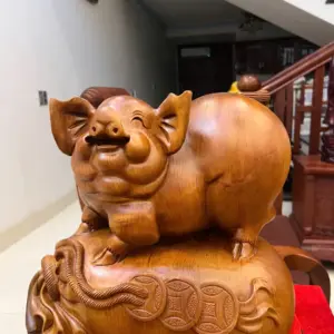 heo-nam-bao-tien-go-ngoc-am-G5093-2_1_Heo Nằm Bao Tiền Gỗ Ngọc Am Liền Khối Giá 3.200 Triệu Kích Thước Cao 33cm, Ngang 35cm, Sâu 23cm Tượng Heo Nằm Bao Tiền Gỗ Ngọc Am Liền Khối G5093