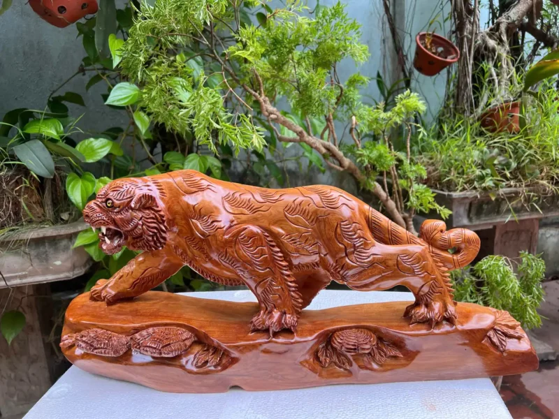 ho-ngoc-am-G6009-3 Tượng Hổ Ngọc Am Thơm Đã Sơn Liền Khối G6009