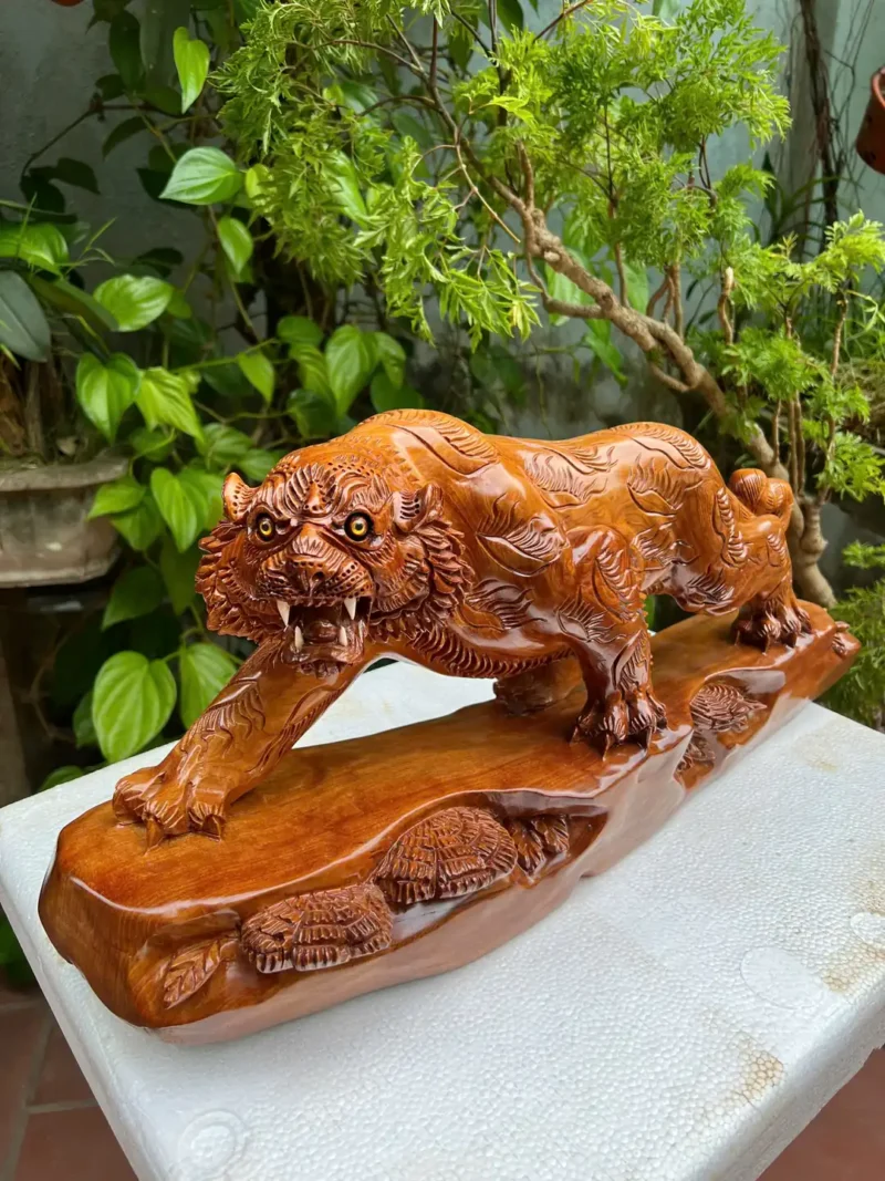 ho-ngoc-am-G6009-5 Tượng Hổ Ngọc Am Thơm Đã Sơn Liền Khối G6009