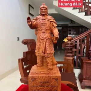 hoang-e-quang-trung-go-huong-a-G5063-1_Hoàng Đế Quang Trung Gỗ Hương Đá Liền Khối Giá 3.500 Triệu Kích Thước Cao 59cm, Ngang 18cm, Sâu 16cm Tượng Hoàng Đế Quang Trung Gỗ Hương Đá Liền Khối G5063