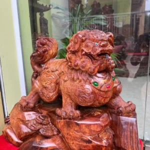 nghe-tai-loc-G6093-2 Tượng Nghê Tài Lộc Cẩm Hàng Đục Kỹ Sắc Nét Tặng Kèm Kỷ G6093