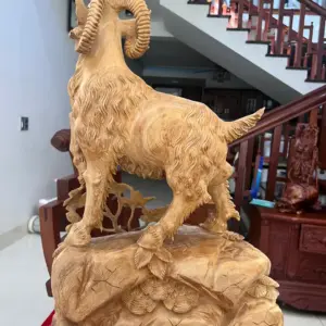 nhat-duong-go-ngoc-am-G5074-5_Nhất Dương Gỗ Ngọc Am Chất Gỗ Già Nặng Mộc Đẹp Giá 4.600 Triệu Kích Thước Cao 62cm, Ngang 40cm, Sâu 26cm Tượng Nhất Dương Gỗ Ngọc Am Chất Gỗ Già Nặng Mộc Đẹp Liền Khối G5074