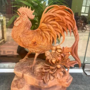 nhat-ke-huong-G6069-1 Tượng Nhất Kê Hương Ta Liền Khối Hàng Đục Kỹ Sắc Nét G6069