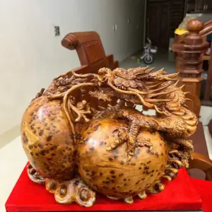 nhat-long-von-G5078-2_Nhất Long Vờn Ngọc Nu Ngọc Am Liền Khối Giá 6.400 Triệu Kích Thước Cao 22cm, Ngang 35cm, Sâu 18cm Tượng Nhất Long Vờn Ngọc Nu Ngọc Am Liền Khối G5078