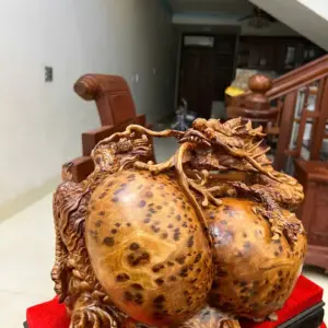 nhat-long-von-G5078-3_Nhất Long Vờn Ngọc Nu Ngọc Am Liền Khối Giá 6.400 Triệu Kích Thước Cao 22cm, Ngang 35cm, Sâu 18cm Tượng Nhất Long Vờn Ngọc Nu Ngọc Am Liền Khối G5078