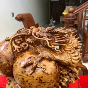 nhat-long-von-G5078-4_Nhất Long Vờn Ngọc Nu Ngọc Am Liền Khối Giá 6.400 Triệu Kích Thước Cao 22cm, Ngang 35cm, Sâu 18cm Tượng Nhất Long Vờn Ngọc Nu Ngọc Am Liền Khối G5078