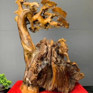 tam-duong-quan-tung-go-bach-xanh-G6074-6 Tượng Tam Dương Quần Tùng Gỗ Bách Xanh Liền Khối G6074