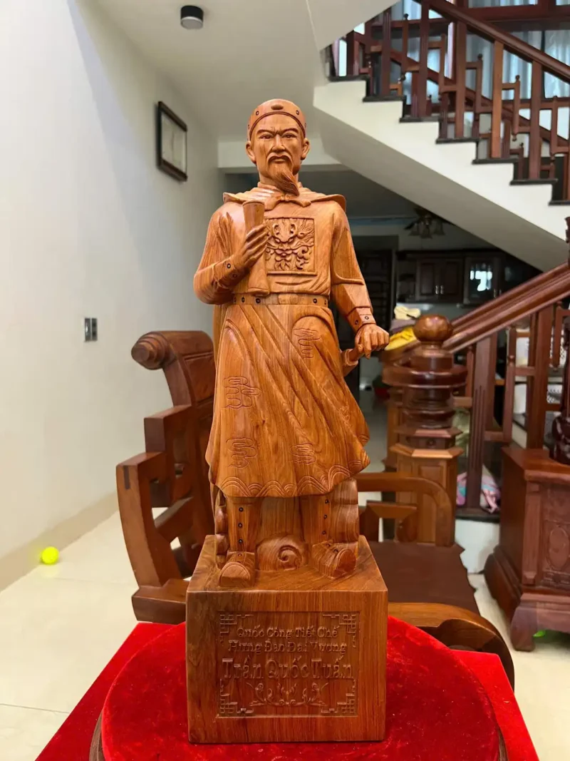 tran-quoc-tuan-G6039-2 Tượng Trần Quốc Tuấn Hương Đá Liền Khối G6039
