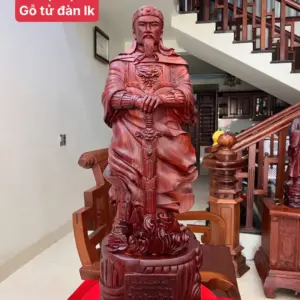 tran-quoc-tuan-chong-kiem-go-tu-an-G5110-1_Trần Quốc Tuấn Chống Kiếm Gỗ Tử Đàn Liền Khối Đục Kỹ Đẹp Giá 11.500 Triệu Kích Thước Cao 80cm, Ngang 26cm, Sâu 23cm Tượng Trần Quốc Tuấn Chống Kiếm Gỗ Tử Đàn Liền Khối Đục Kỹ Đẹp G5110
